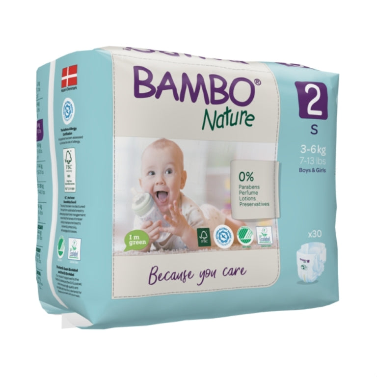 Pañal ecológico Bambo Nature 2 (3-6 kg)