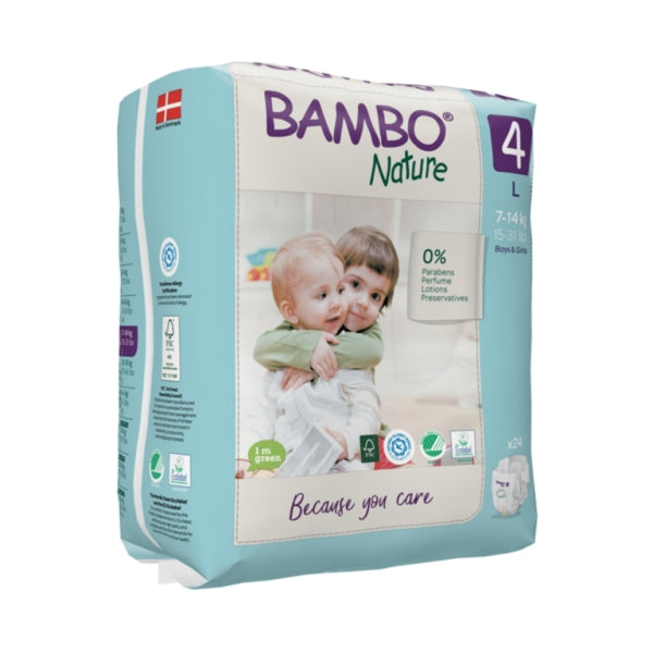 Pañal ecológico Bambo Nature 4 (7-14 kg)