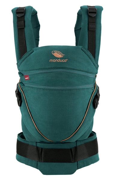 Mochila Portabebé Manduca XT Cotton Denim-teal