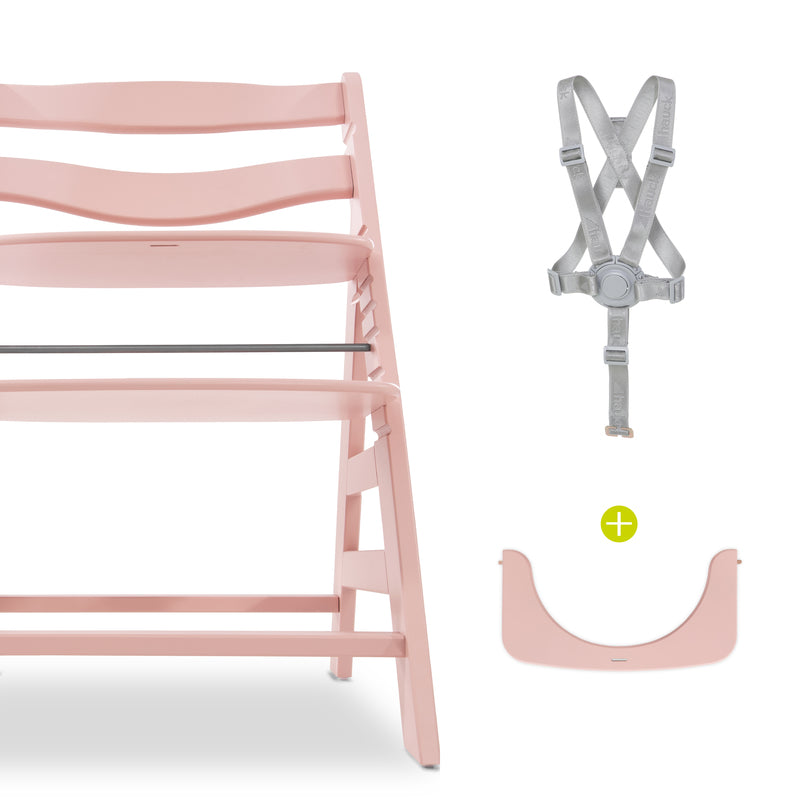 Silla de comer evolutiva Hauck Alpha+ B Rosé