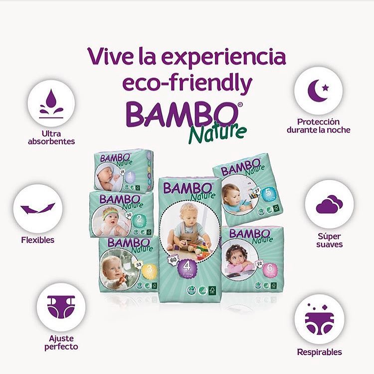 Pañal ecológico Bambo Nature 2 (3-6 kg)