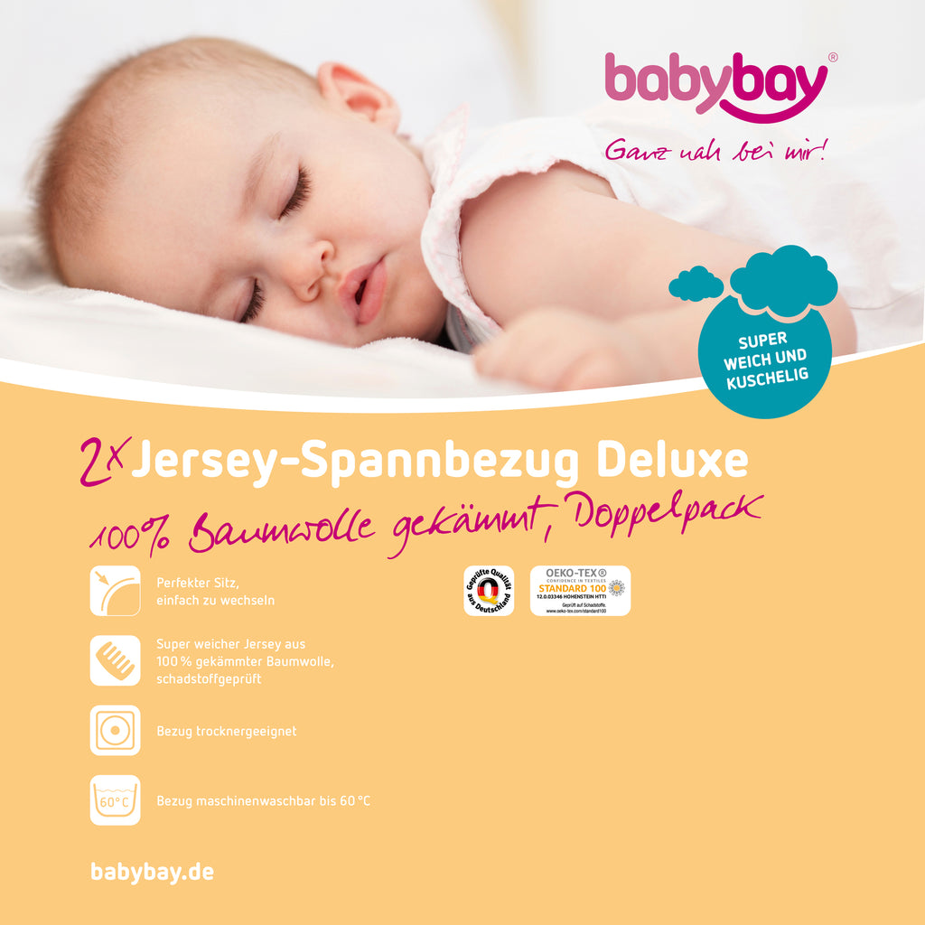 Sábanas Cuna colecho Babybay Boxspring Set 2 unidades