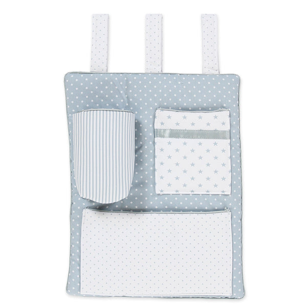 Organizador Cuna Colecho Babybay Gris-Celeste