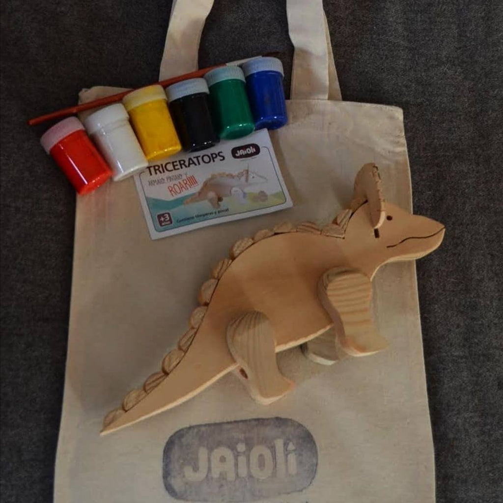 Juguete de madera Jaioli - Triceratops